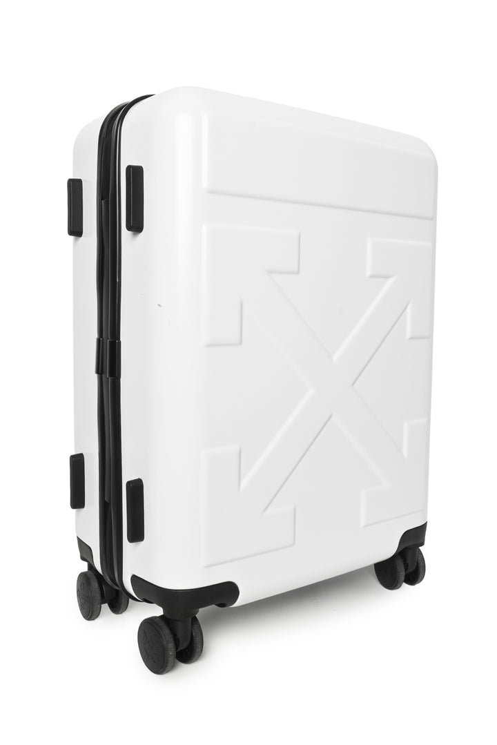 Off White Arrow Trolley Suitcase