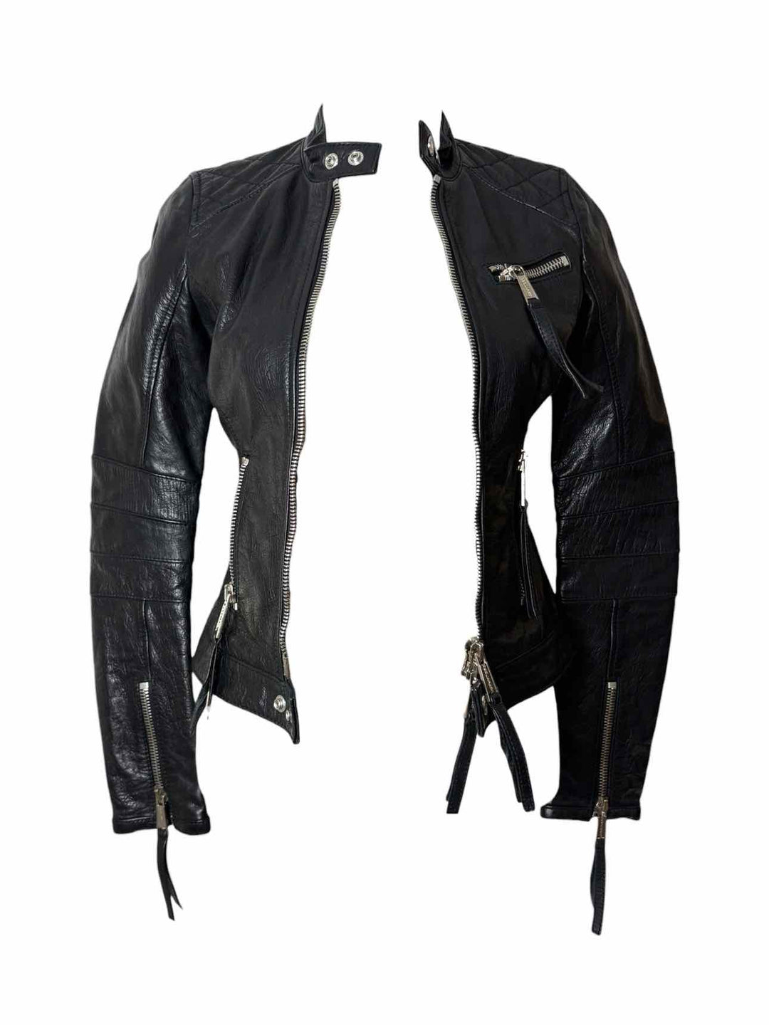 DSquared Leather Moto Size XS Jacket