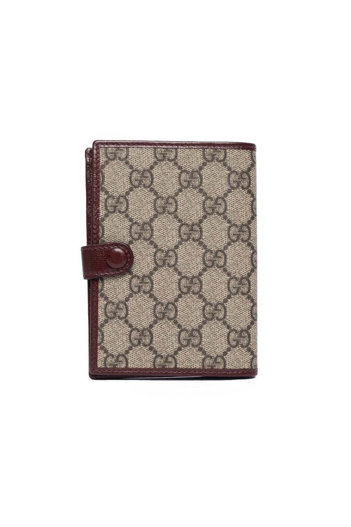 Gucci Men's GG Supreme Monogram Passport Case