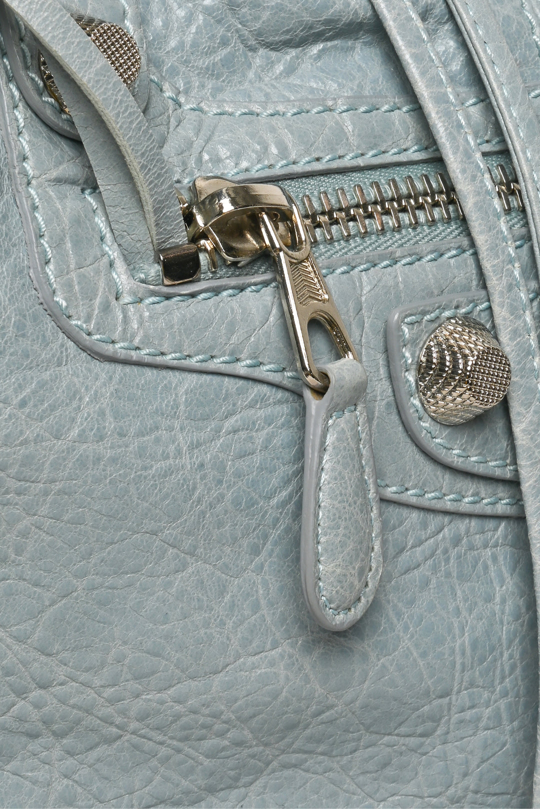 Balenciaga 2014 Giant Moto Pompom Bucket Bag