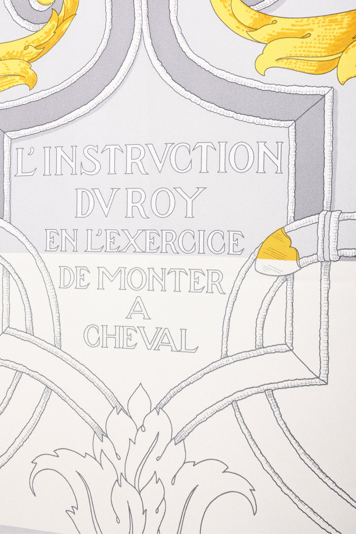 Hermes L'Instruction du Roy Bayadere Silk Scarf