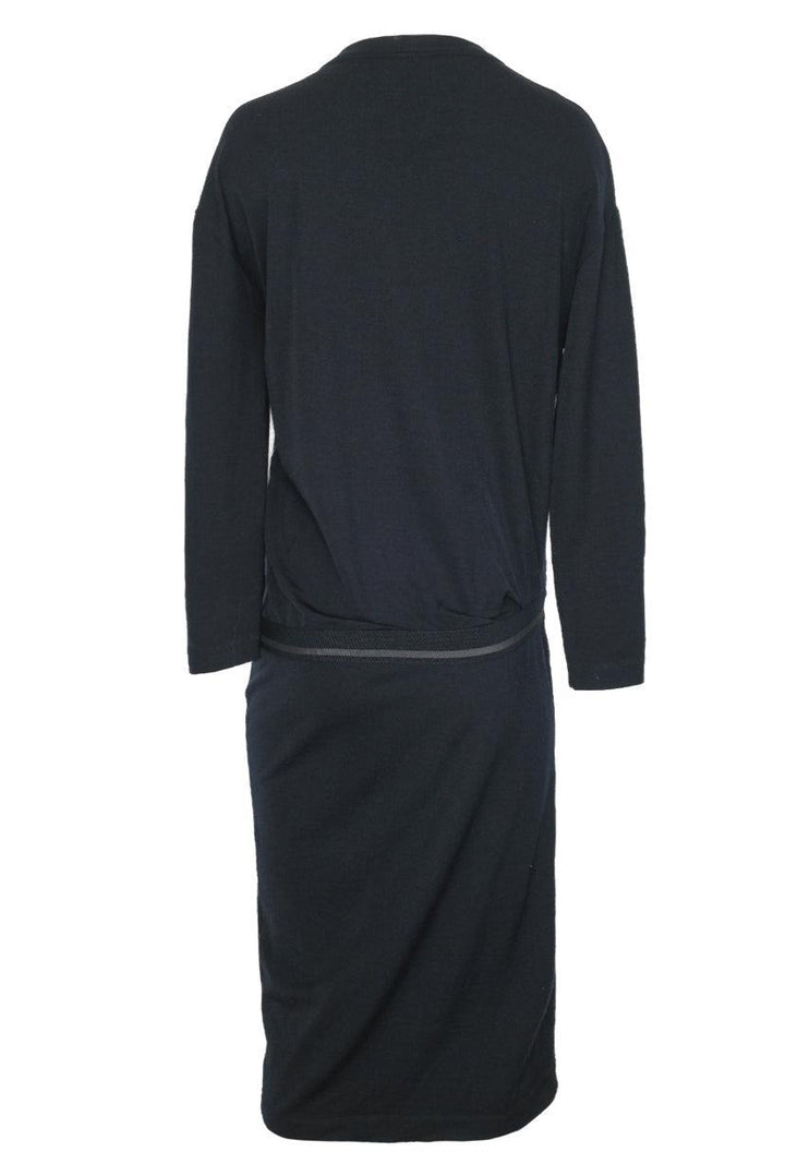 Brunello Cucinelli Size M Long Sleeve Wool Maxi Dress