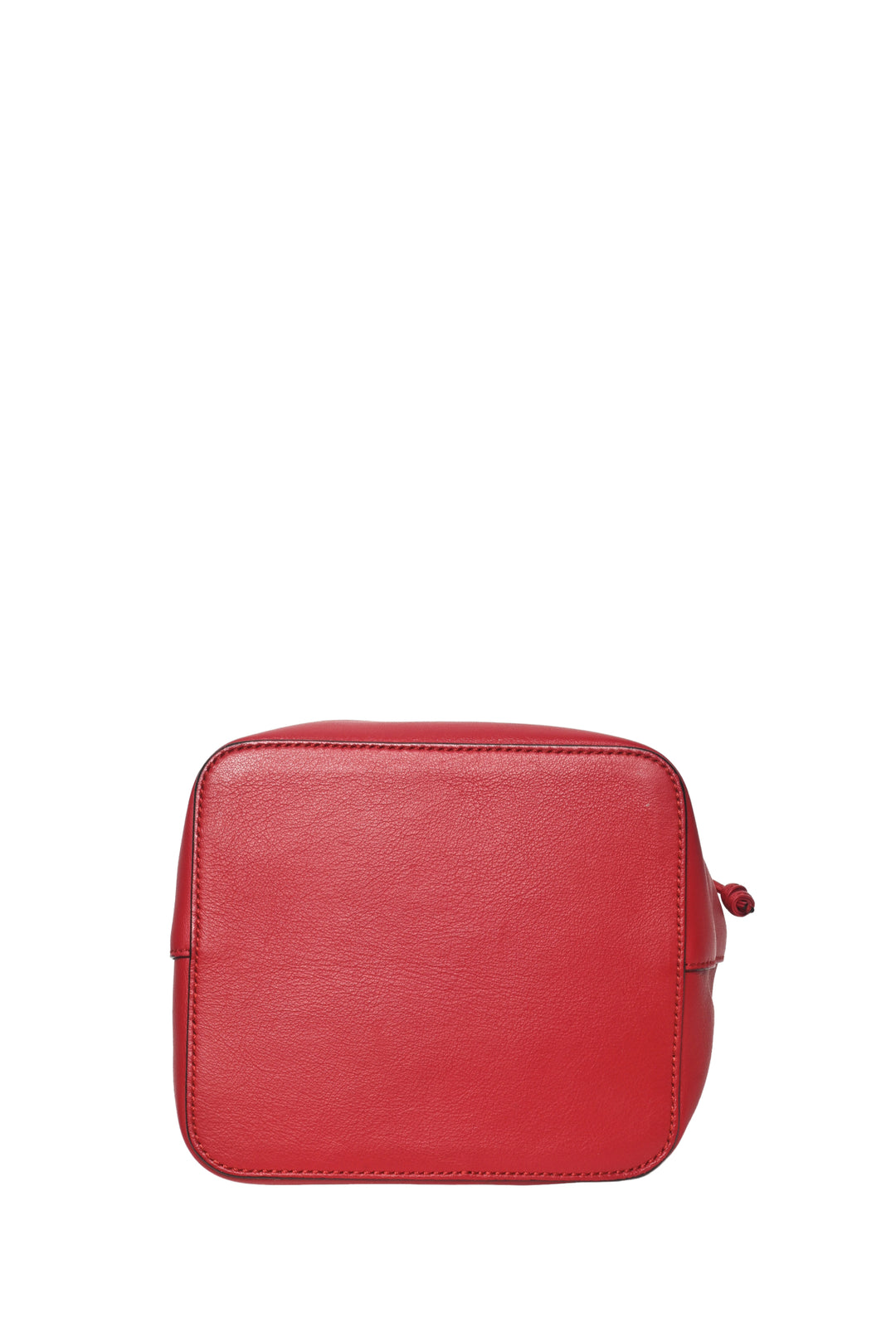 Fendi Red Leather Mon Tresor Bucket Bag