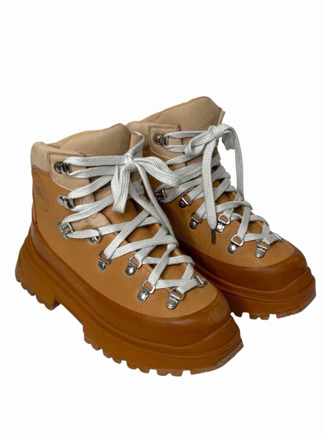 Canada Goose Journey Leather Hiking Size 6 Ankle Boots