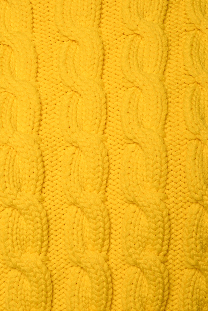 Balenciaga Size XS 2020 Cable Knit Turtleneck Cropped Sweater