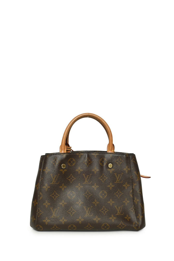 Louis Vuitton 2017 Monogram Coated Canvas Montaigne BB Tote
