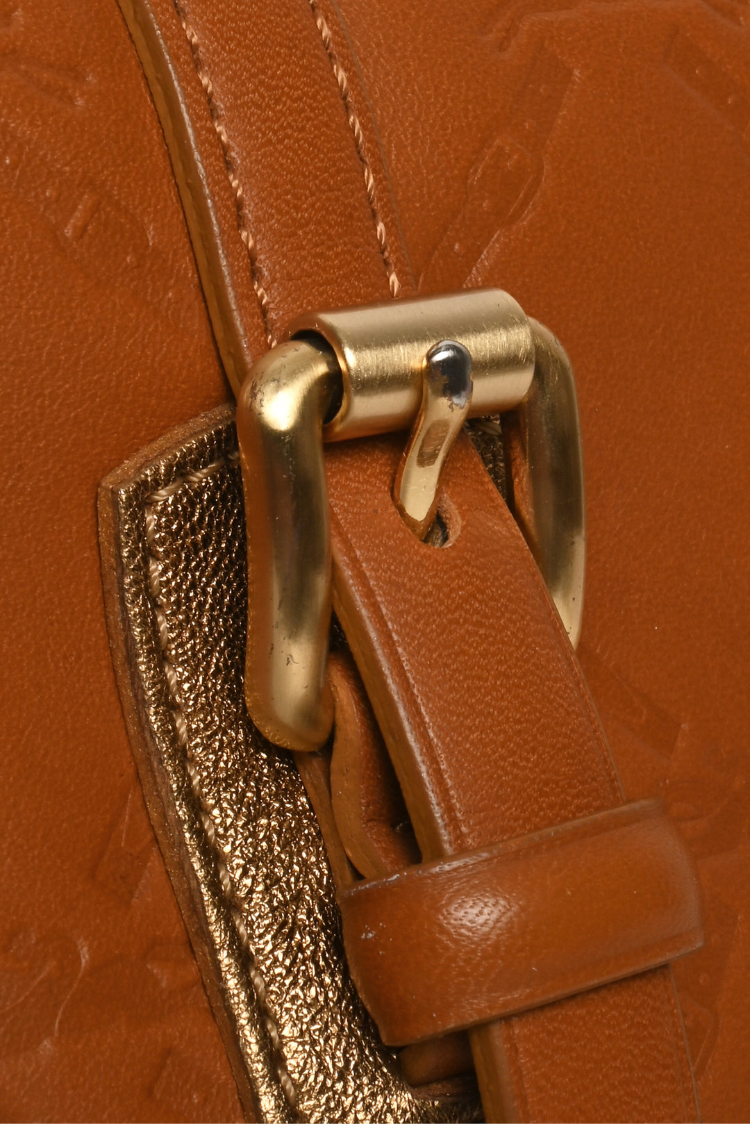 Longchamp Embossed Leather Flap Crossbody