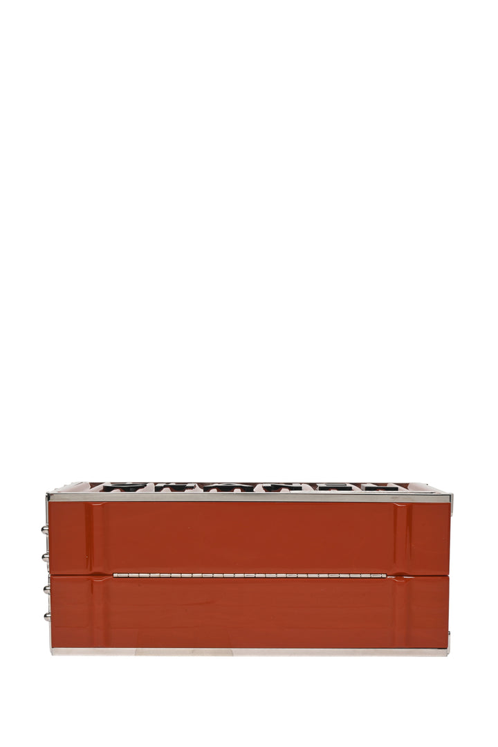 Chanel 2018 Lucite Paris-Hamburg Shipping Container Minaudiere Clutch