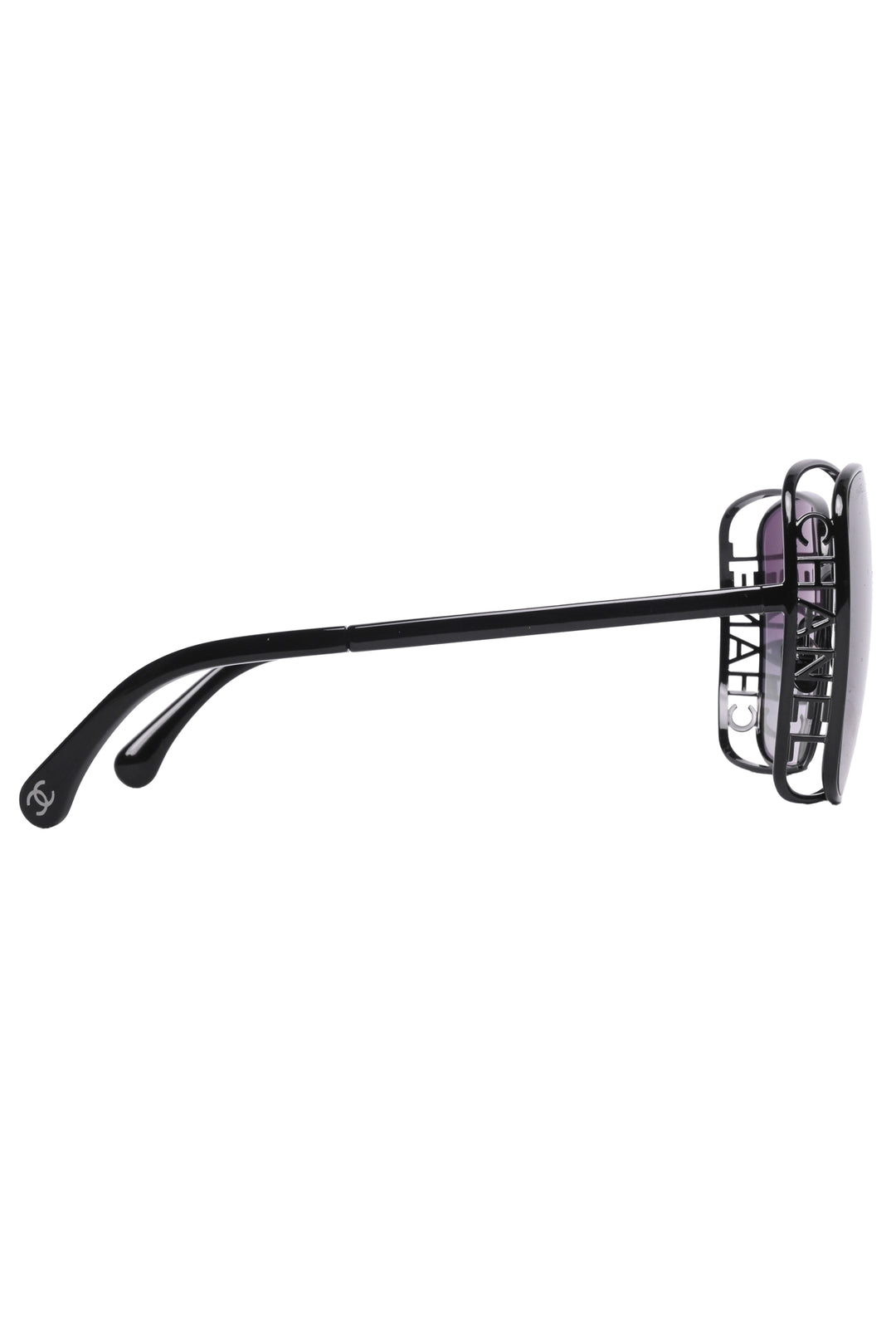 Chanel Metal Logo Square Sunglasses