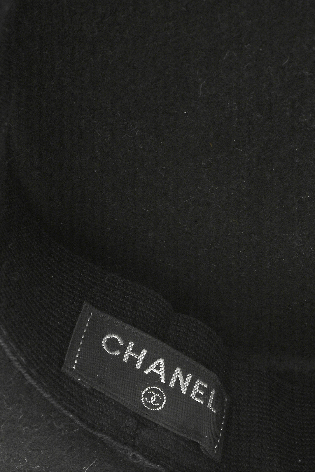 Chanel Size OS Rabbit Hair Flat Top Hat