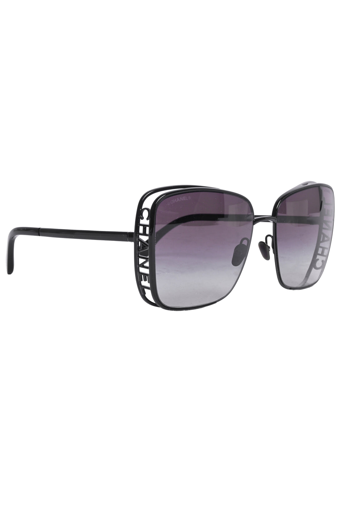 Chanel Metal Logo Square Sunglasses