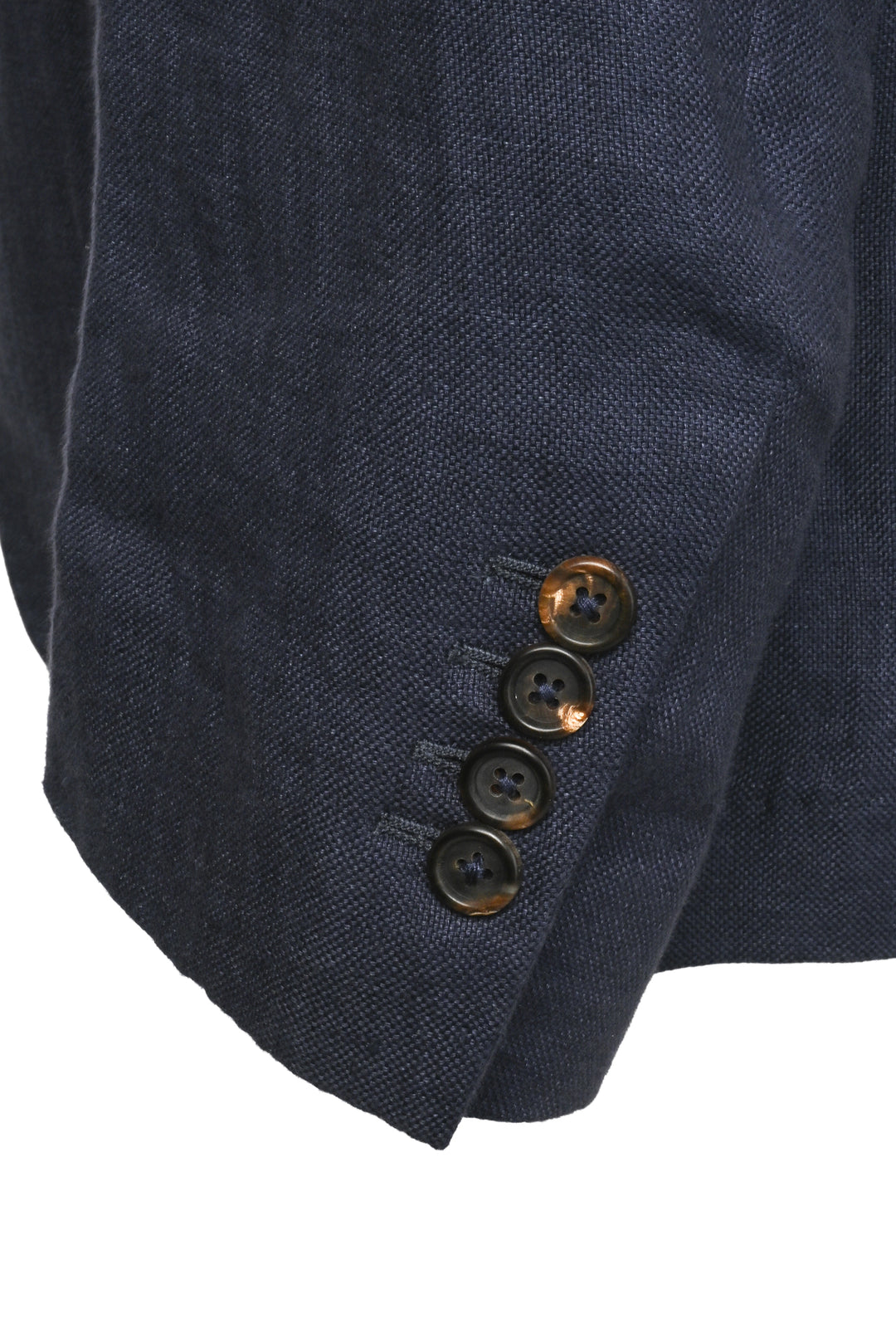 Brunello Cucinelli Size 40 Men's 3 Button Peaked Lapel Linen Blazer