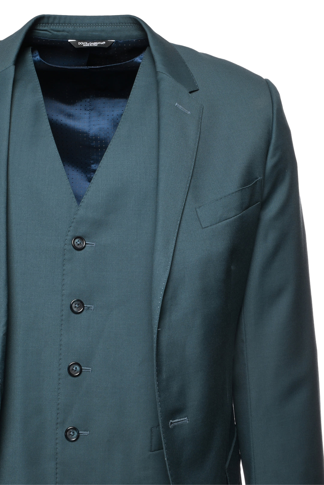 Dolce & Gabbana Size 40 Men's Wool Three-Piece Suit