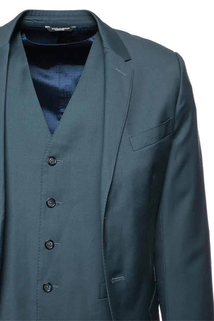Dolce & Gabbana Size 40 Men's Wool Three-Piece Suit