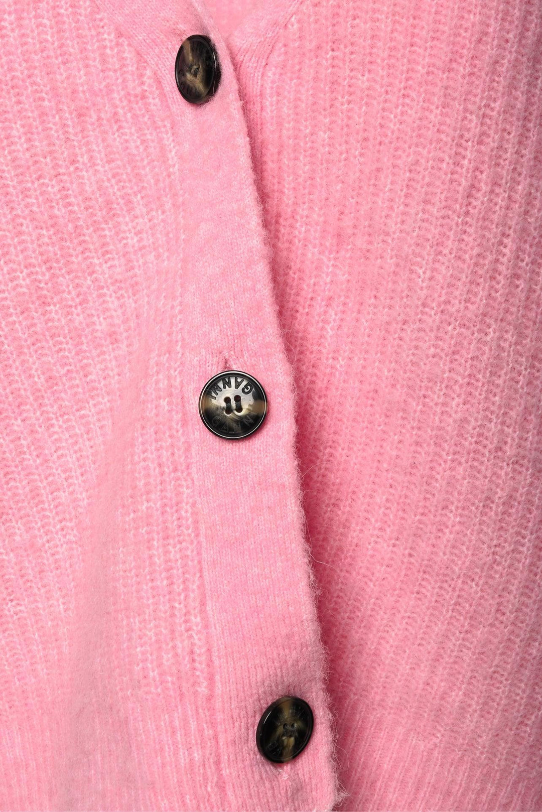 Ganni Size M Alpaca Blend V-Neck Cardigan