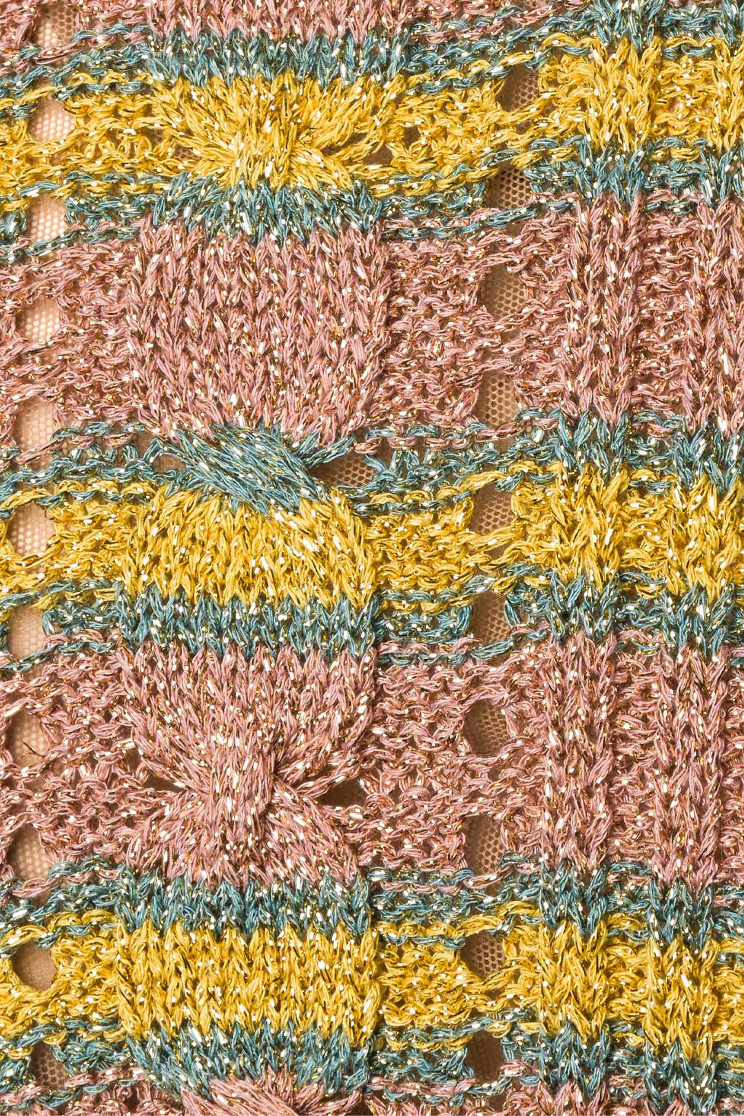 Philosophy Di Lorenzo Serafini Size 8 Metallic Striped Knit Sweater