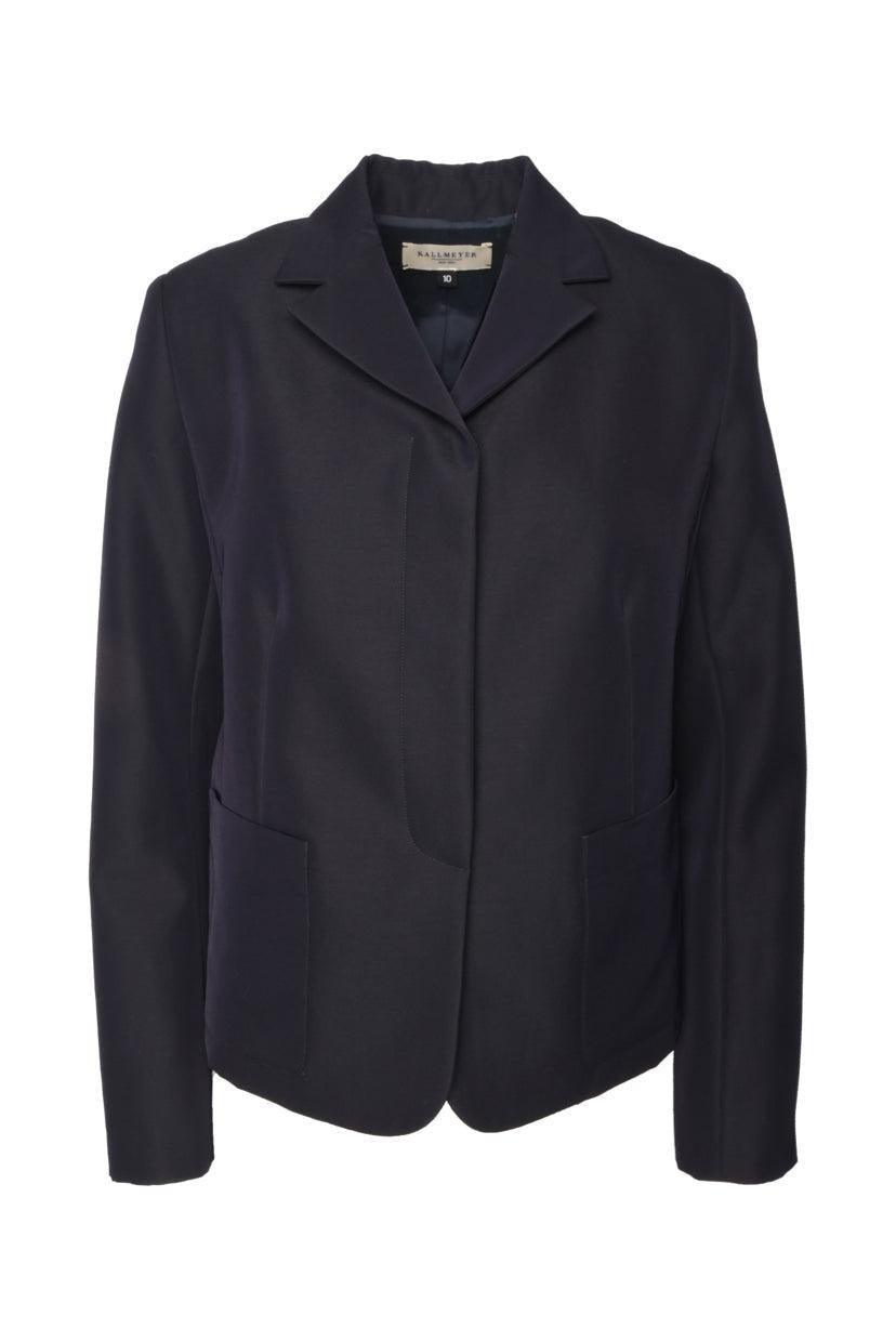 Kall Meyer Size 10 Single Breasted Wool-Blend Blazer