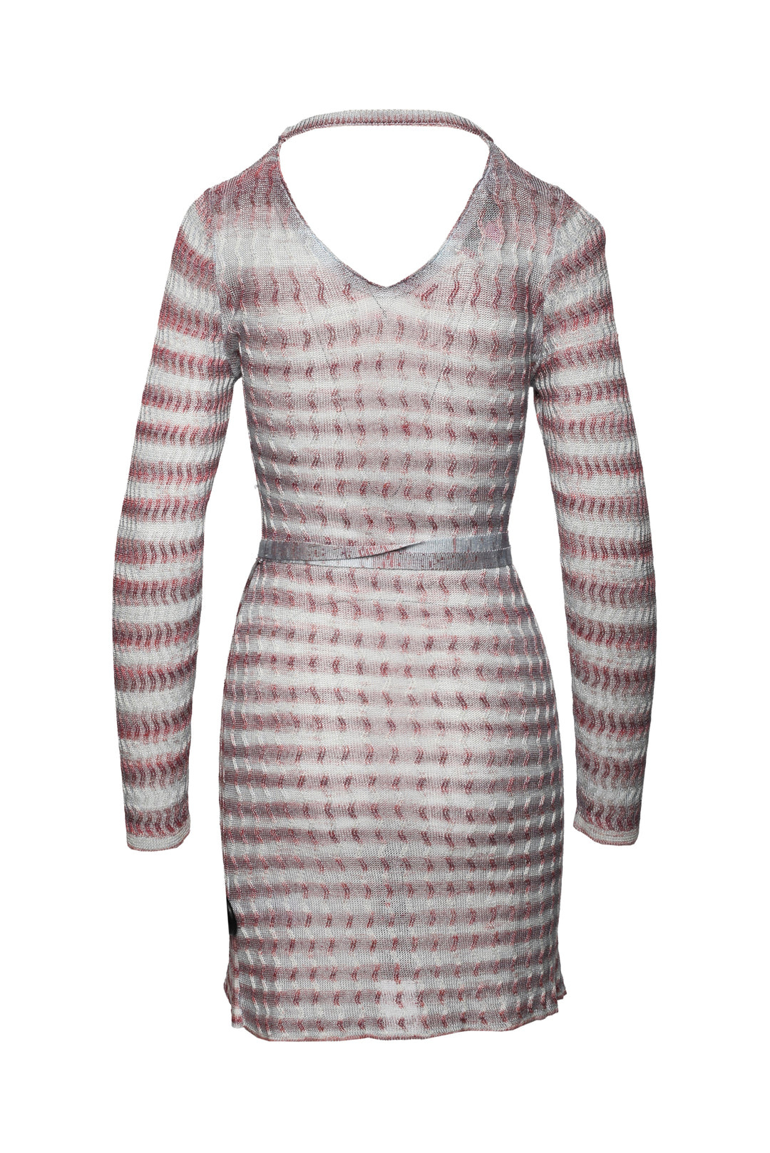 Eckhaus Latta Size S Mirage Wrap-Effect Knit Dress