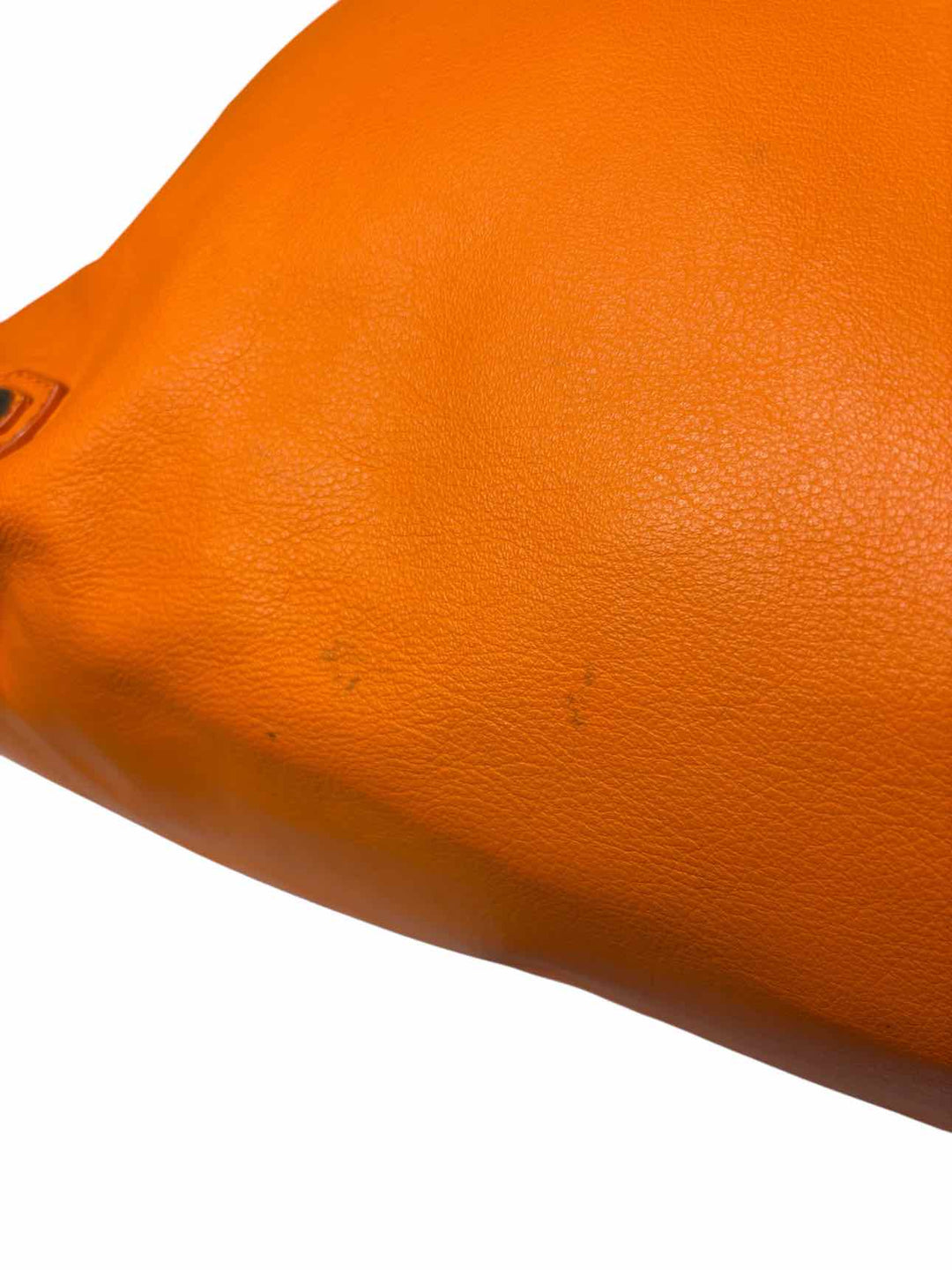 Balenciaga Large Orange Leather Tote Purse