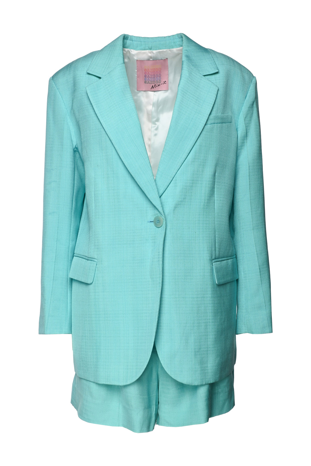 Sandro Size 10 Harper Woven Blazer & Short Set