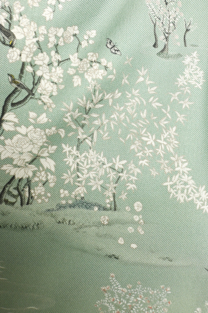 Thom Browne Printed Silk Toile Pillow Clutch With Chain