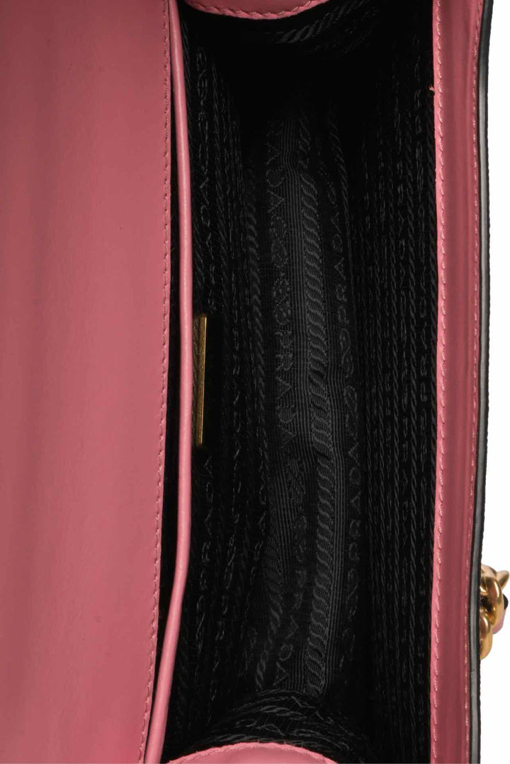 Prada Saffiano Lux Chain Shoulder Bag