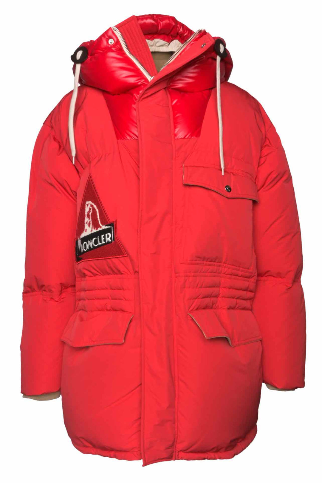 Moncler Size 5 Boucle Logo Patch Hooded Dedion Giubbotto Down Coat