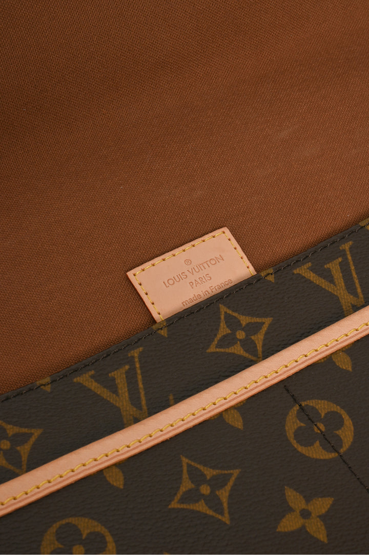 Louis Vuitton Monogram Coated Canvas Bosphore GM Messenger Bag Crossbody
