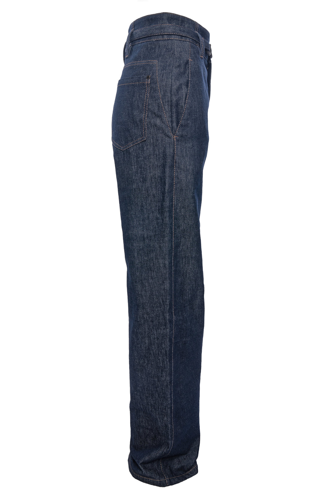 Brunello Cucinelli Size 2 Belted Wide Leg Jeans