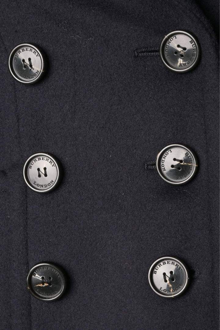 Burberry London Size 2 Double Breasted Wool Blend  Coat