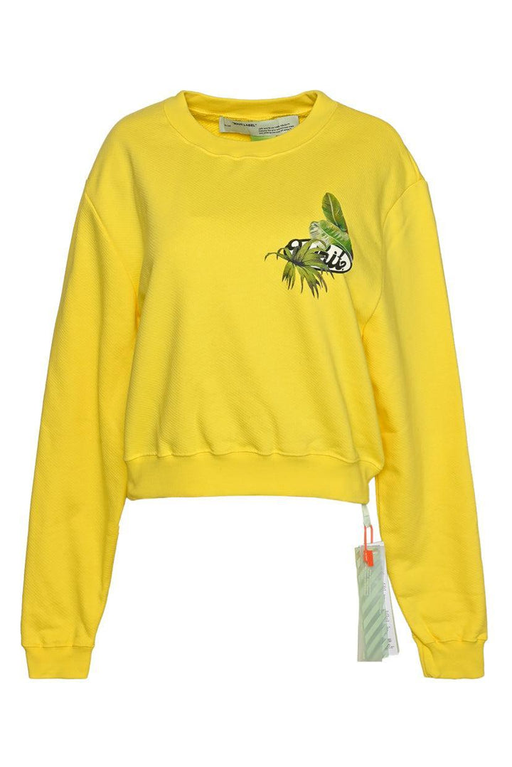 Off White Size M Racing Crewneck Sweatshirt