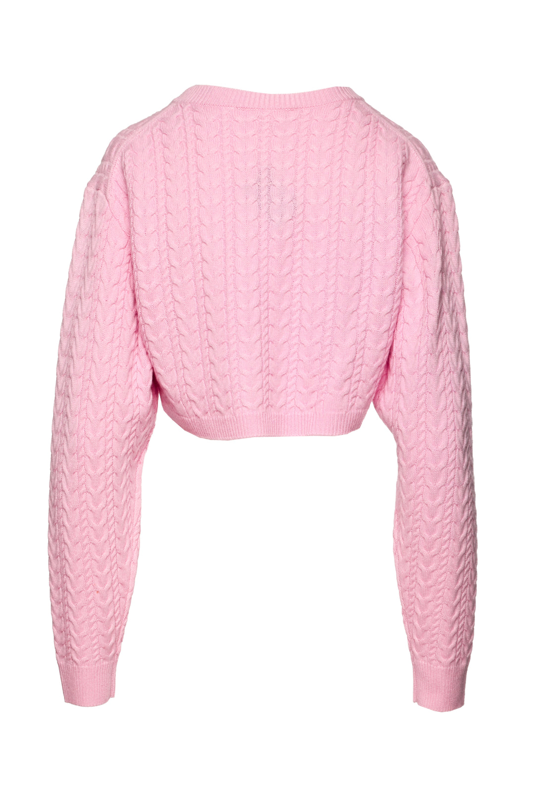 Love Shack Fancy Size XS Cable Knit Wool & Cashmere Sweater