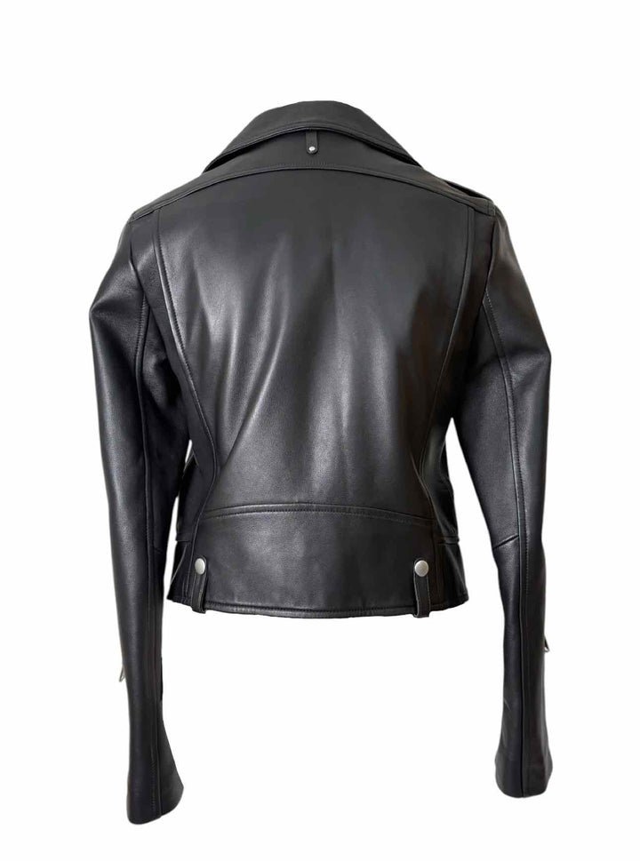 Mackage Size M Leather Moto Jacket