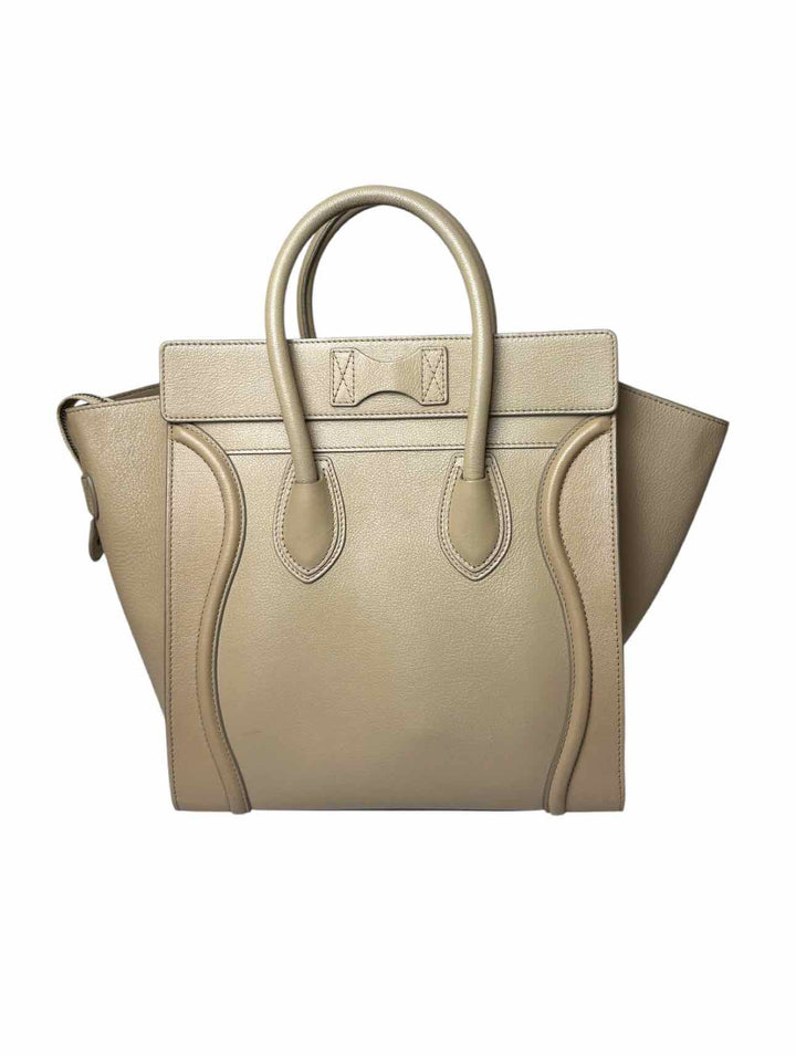 Celine Leather Mini Luggage Tote Purse