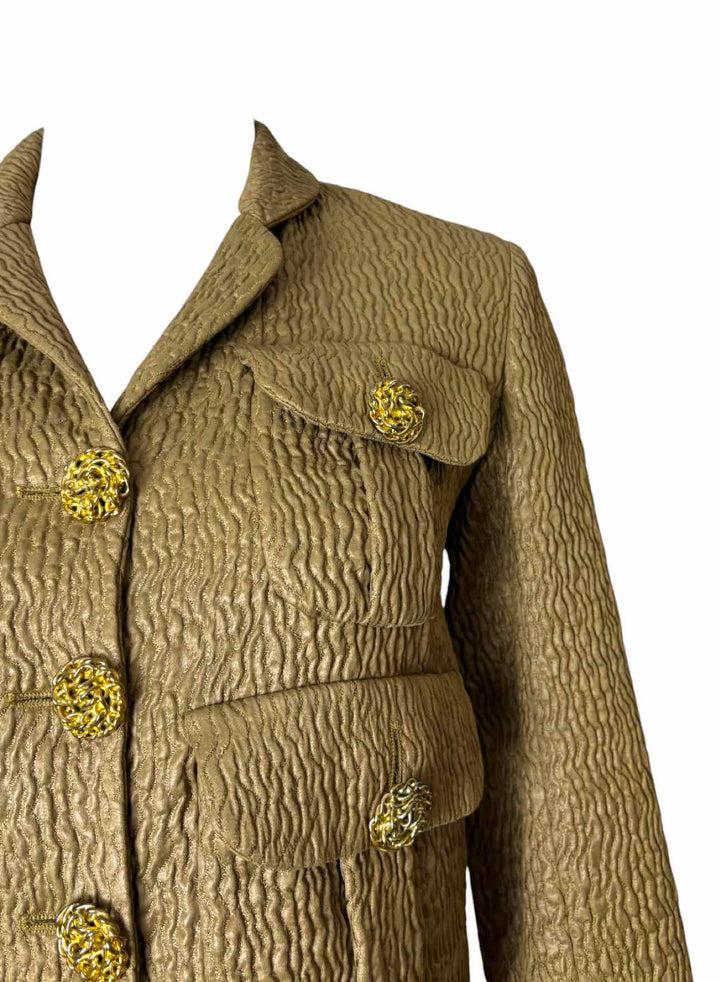 Mulberry Size 2 Textured Poly Blazer