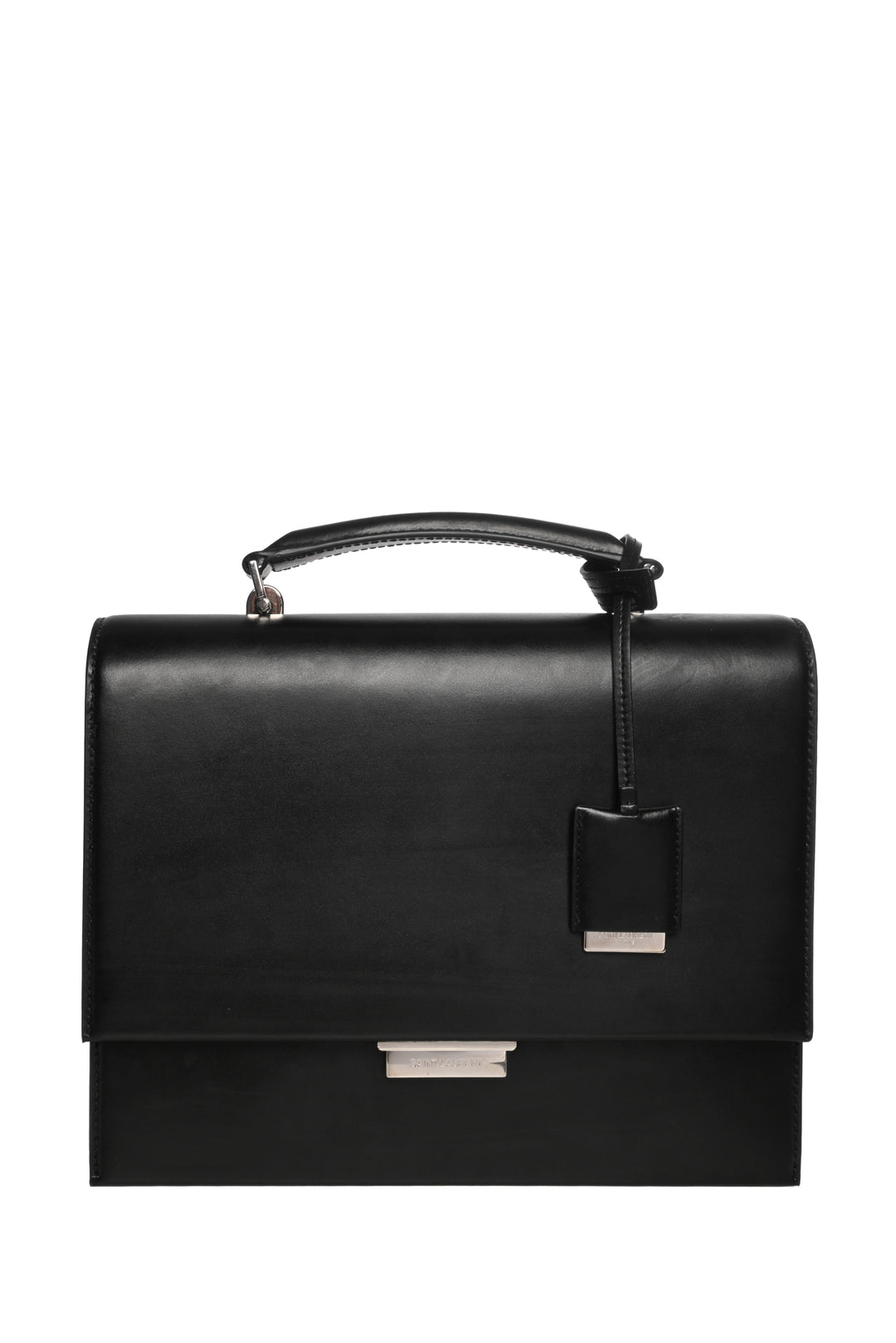Saint Laurent 2017 Leather Top Handle Babylone Satchel