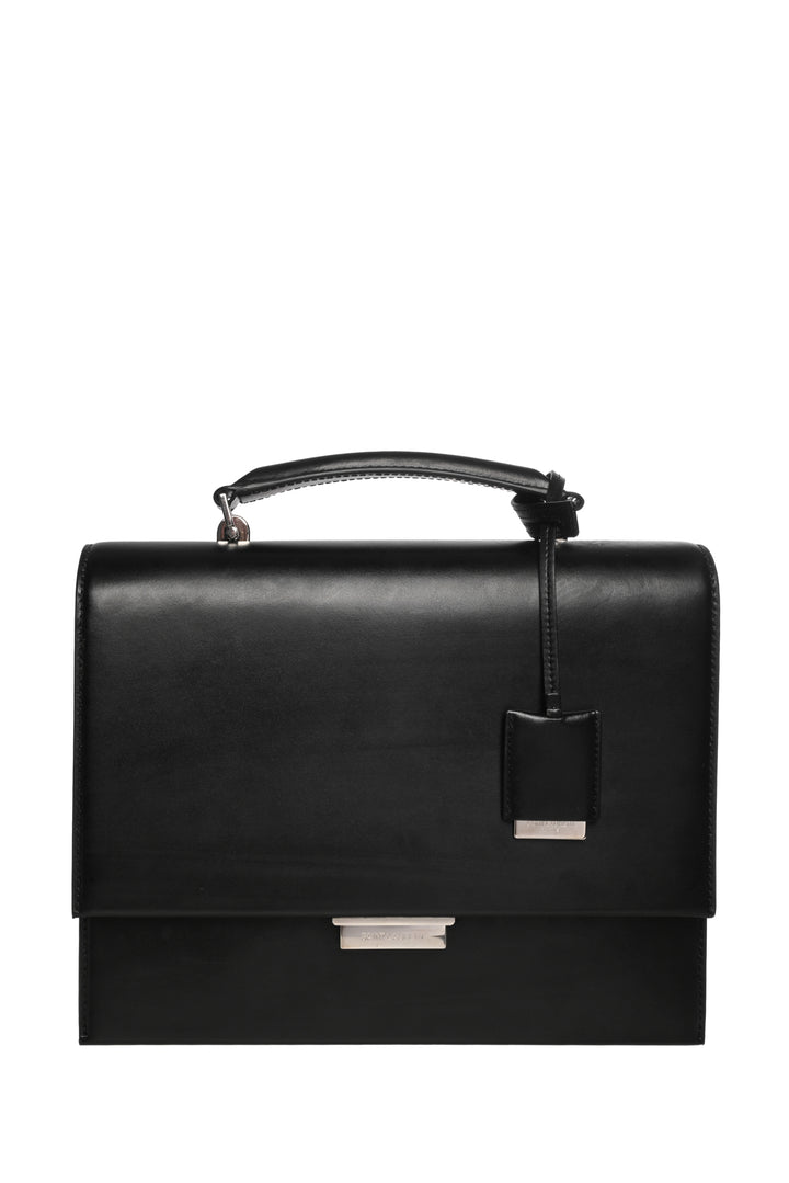 Saint Laurent 2017 Leather Top Handle Babylone Satchel