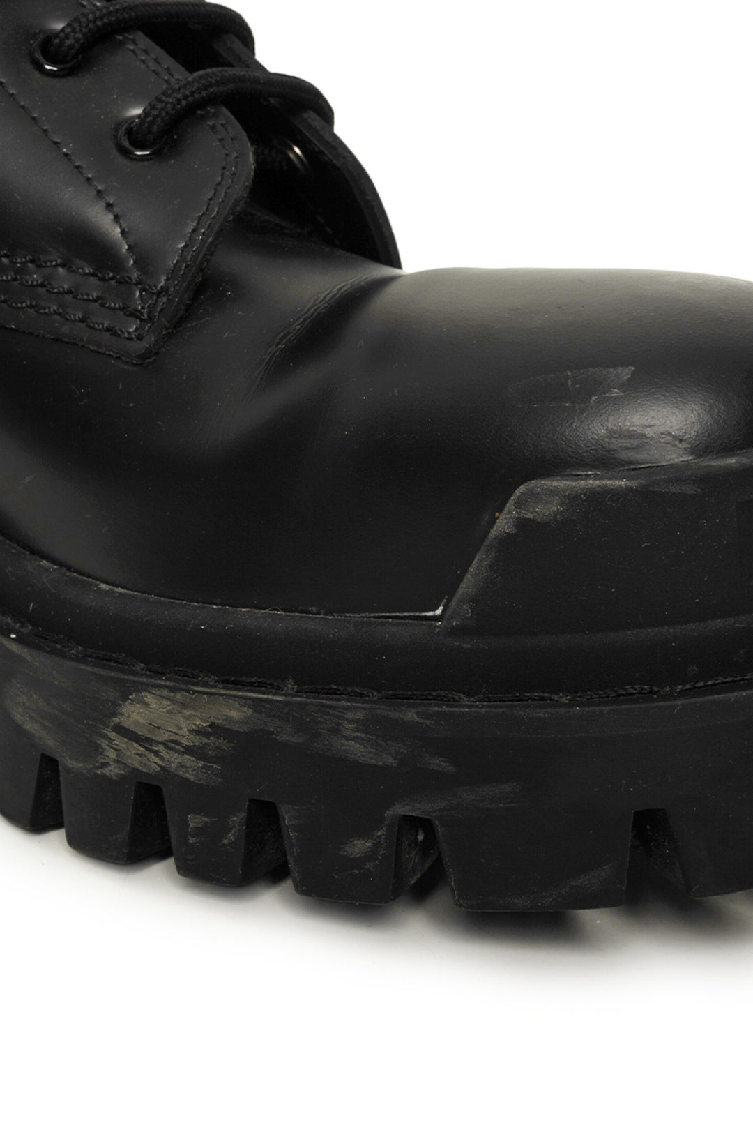 Balenciaga Size 37 Strike Lace-Up Boots