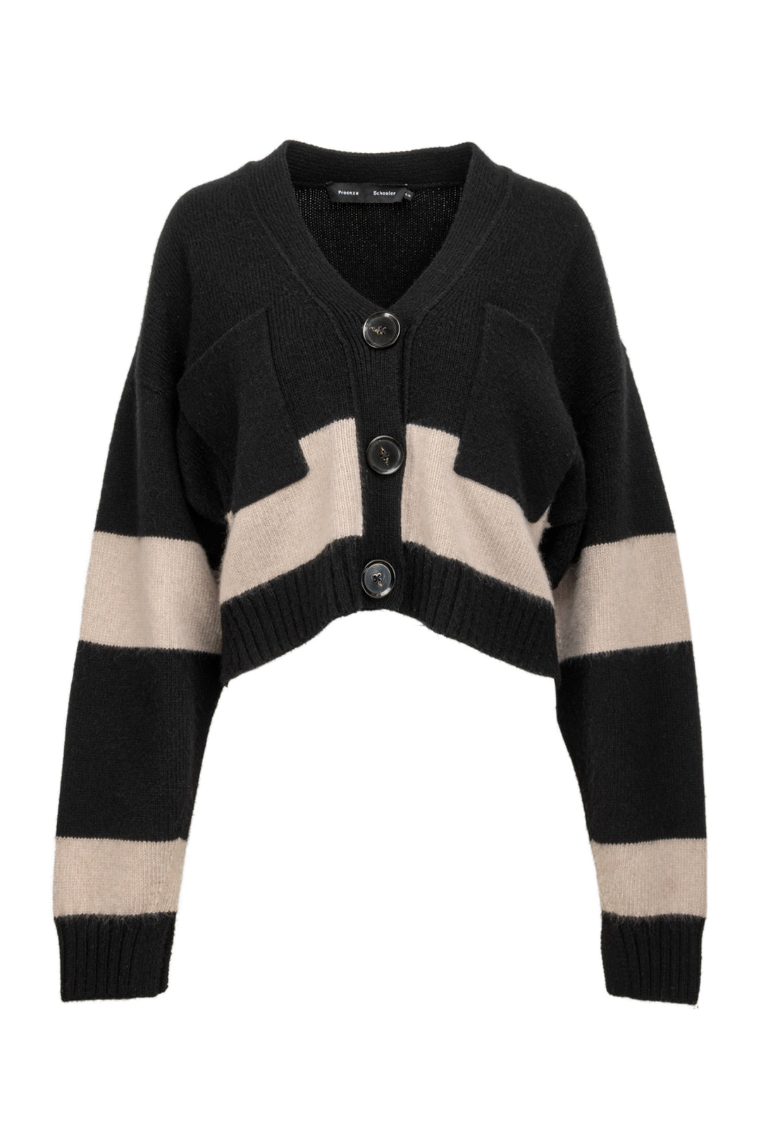 Proenza Schouler Size M Sofia Wool & Cashmere Cropped Cardigan