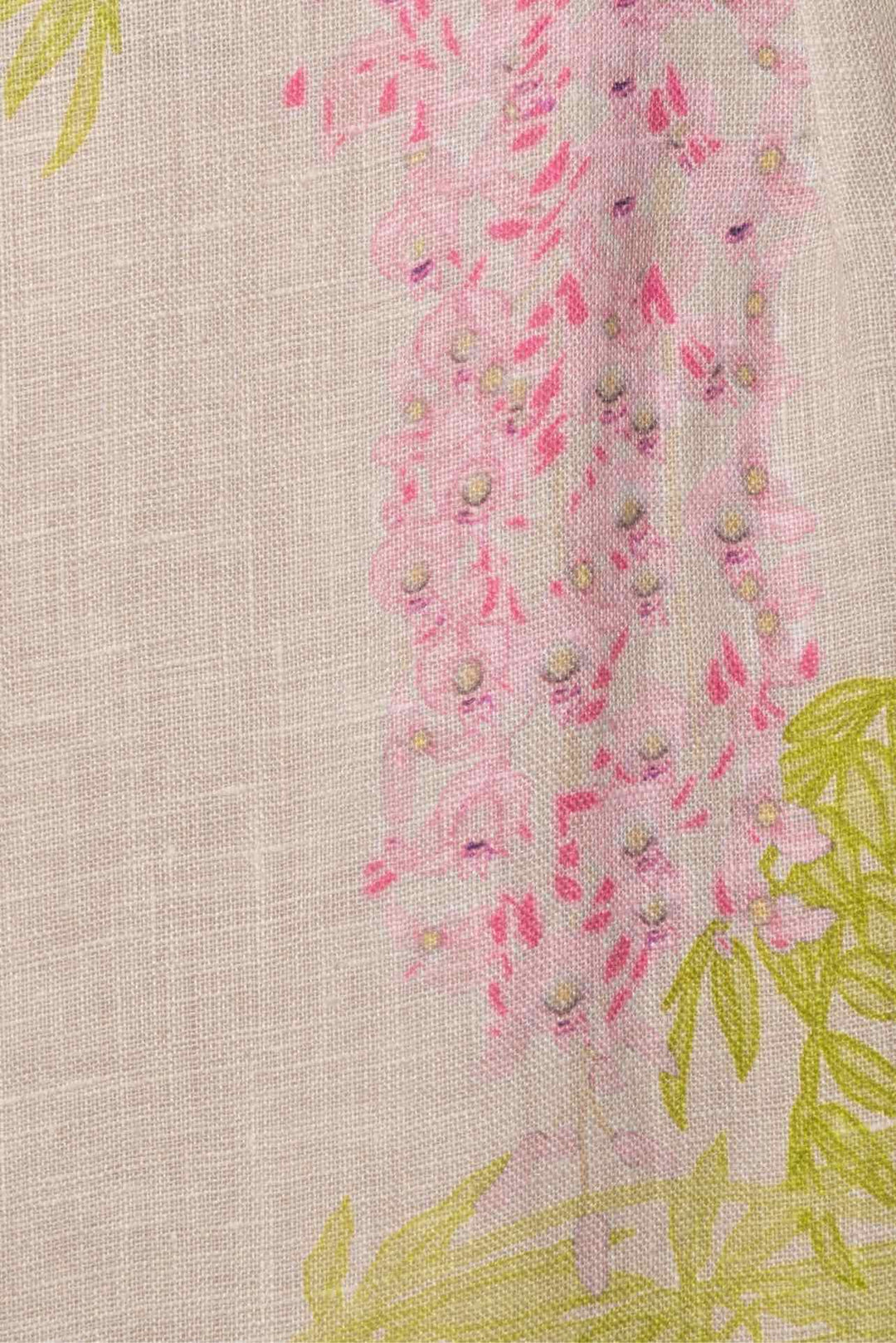 Bernadette Size 4 Norma Floral Linen Maxi Skirt
