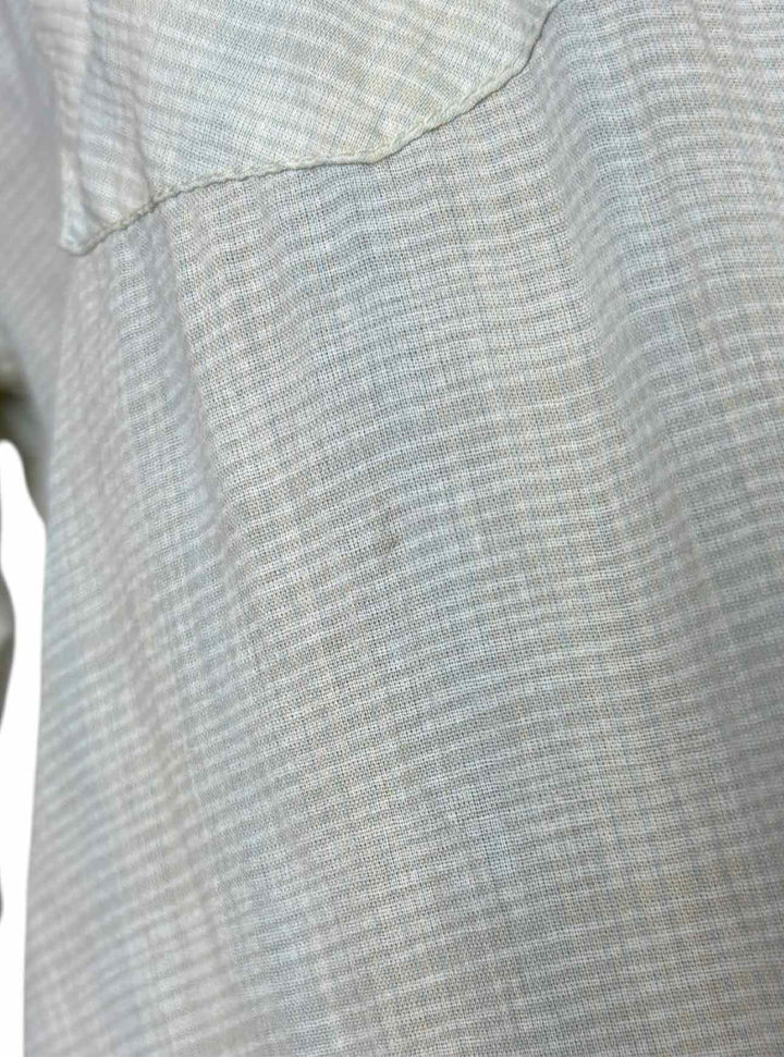 Magnolia Pearl Size OS Plaid Cotton Blouse