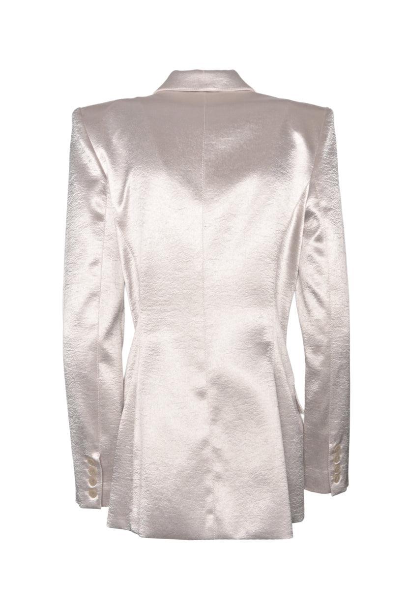 Smythe Size 6 Metallic Double Breasted Blazer