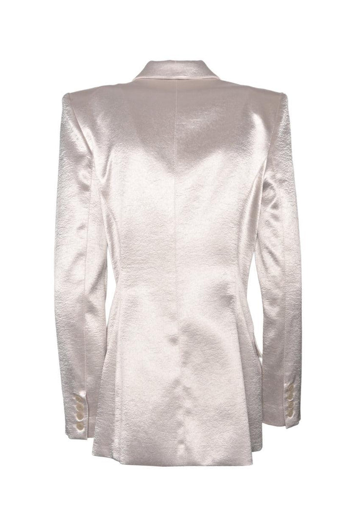 Smythe Size 6 Metallic Double Breasted Blazer