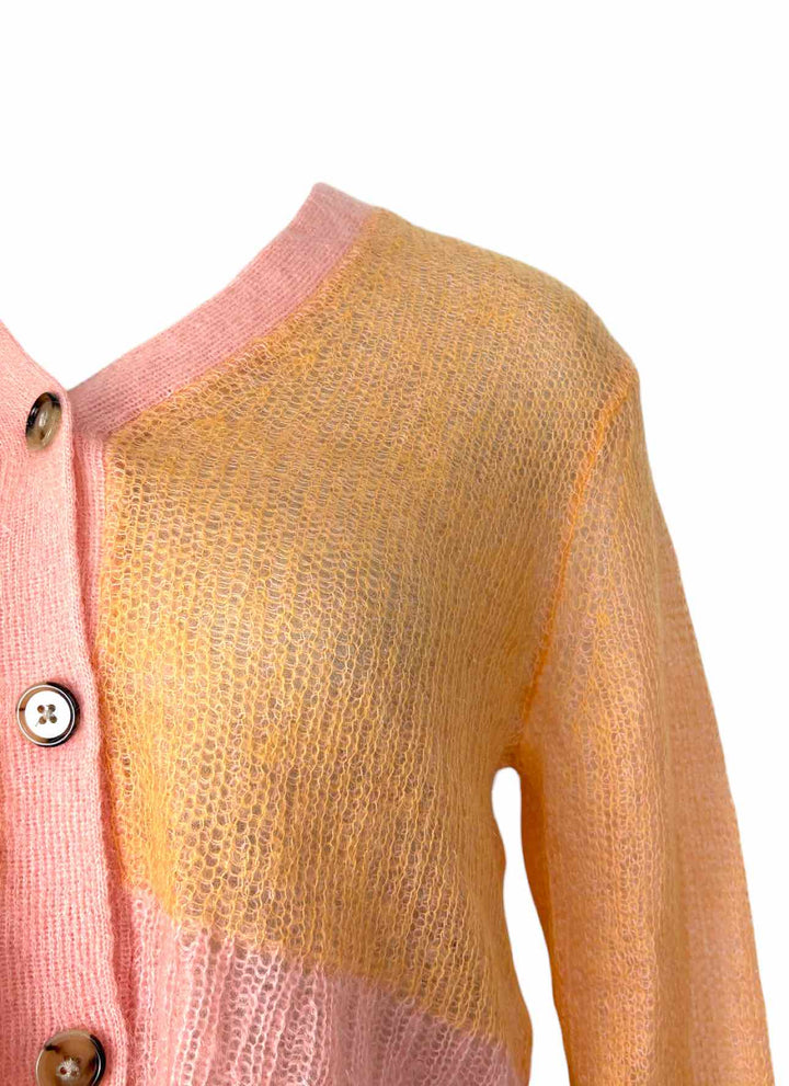 Acne Studios Size XS Appricot Orange Cropped  Cardigan