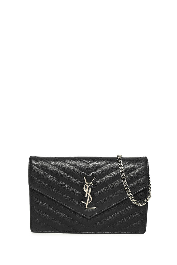 Saint Laurent 2016 Cassandre Envelope Chain Wallet Crossbody