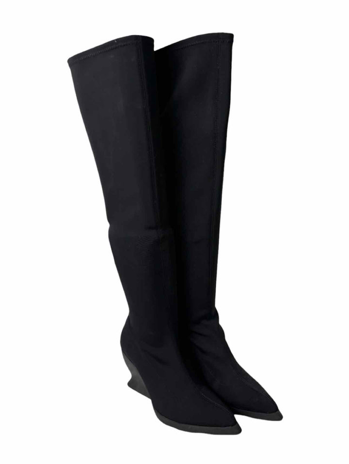 John Fluevog Size 9 Munchies Tall Fabric Boots