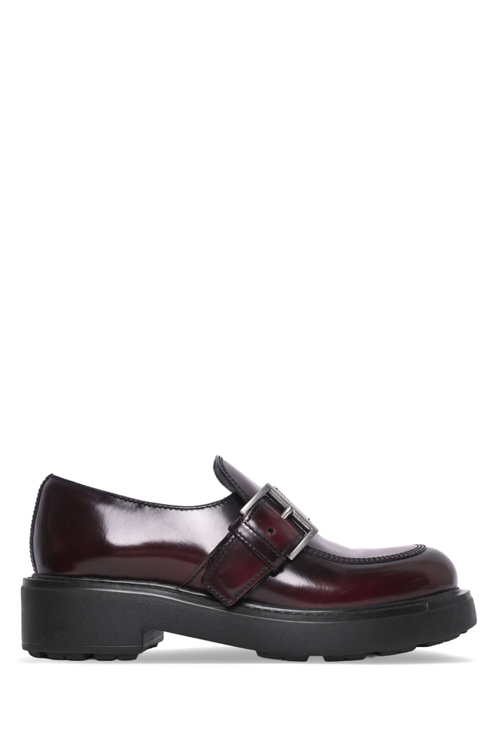 Prada Size 38 Buckle Detail Loafers