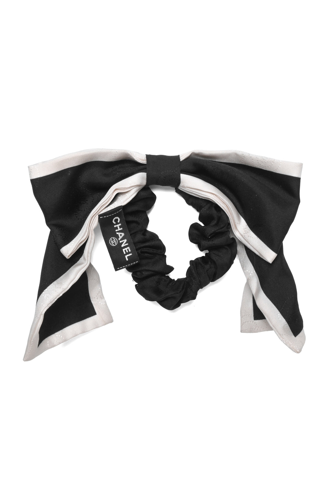 Chanel Silk Bow Hair Tie