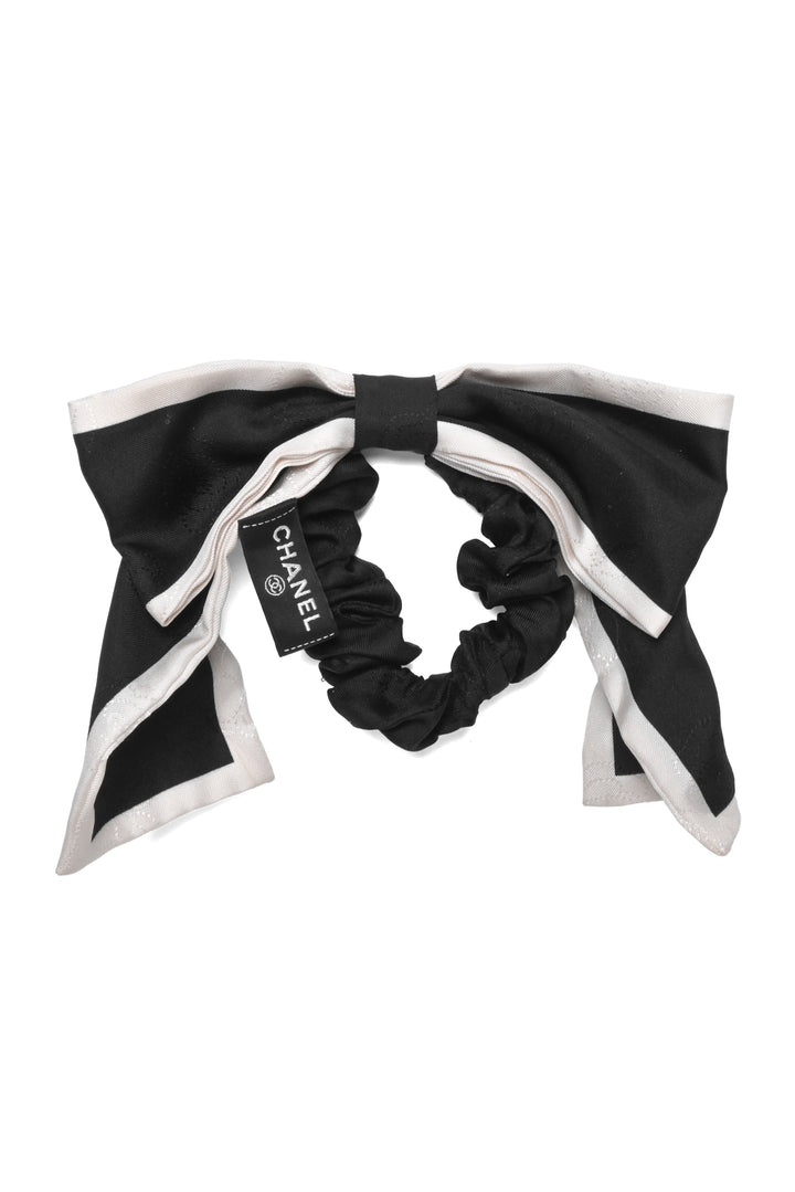 Chanel Silk Bow Hair Tie