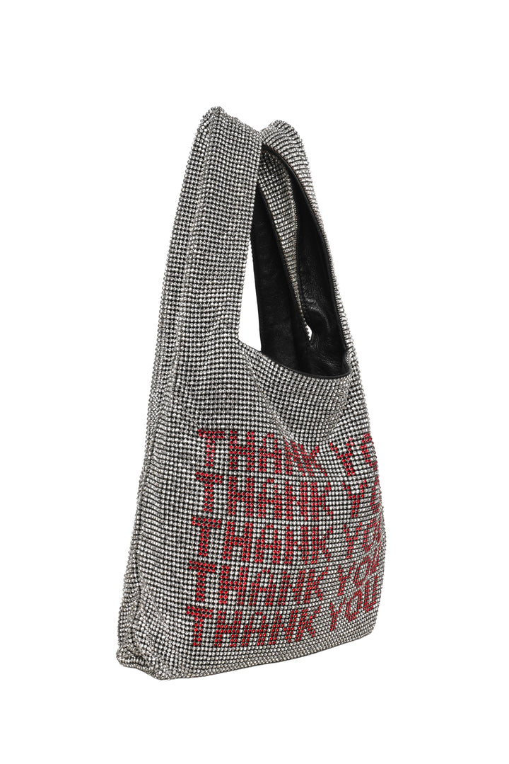 Alexander Wang Crystal Wanglock Thank You Mini Shopper Tote